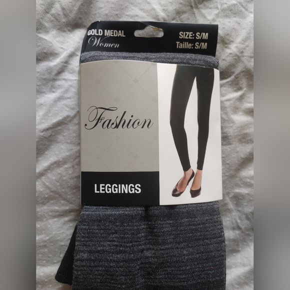 Gold Metal Women Leggings Size Small/Medium Fashion Leggings NEW - Picture 2 of 6